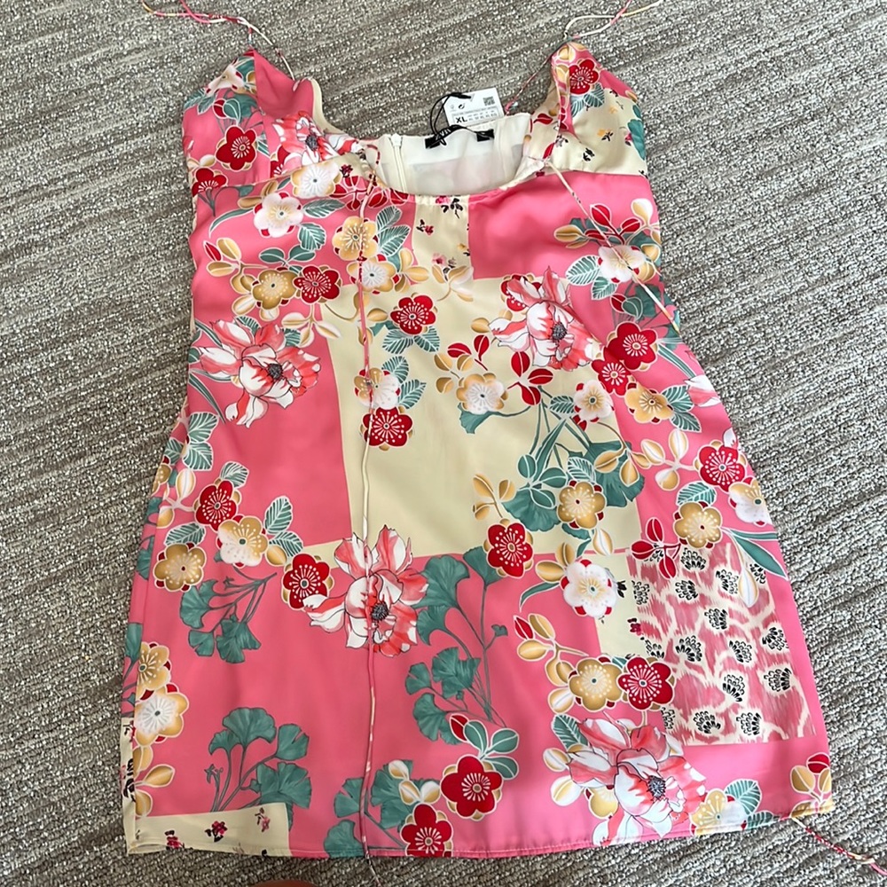 Zara silk mini dress